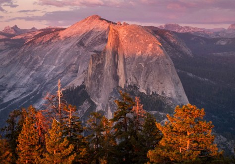 Some may brave the 14-hour, strenuous hike to the top of Yosemite’s most famous peak for the bragging rights. I’m just looking for beautiful views. You can get an amazing one from Sentinel Dome, a much shorter (though still strenuous in parts) two-mile hike right across the valley.