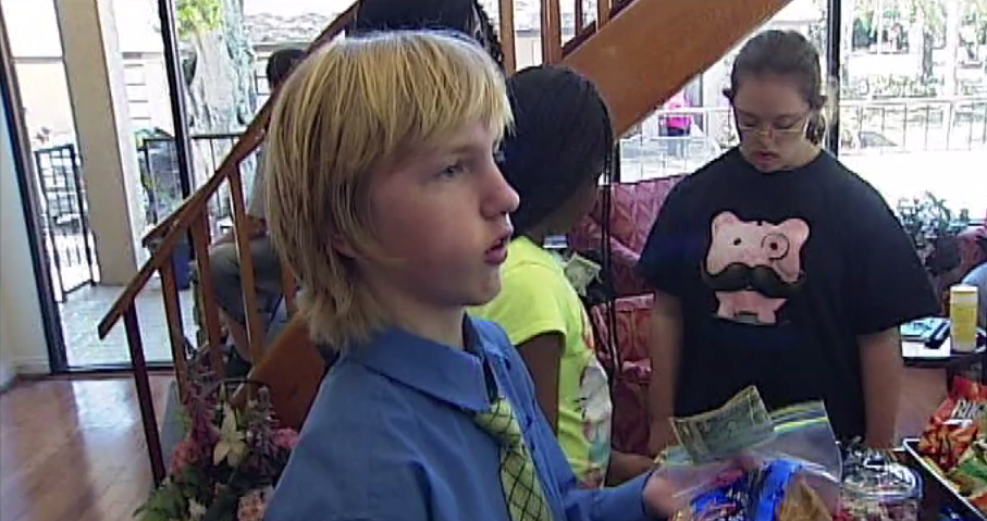 Kids with special needs learn life lessons by running a small school store.